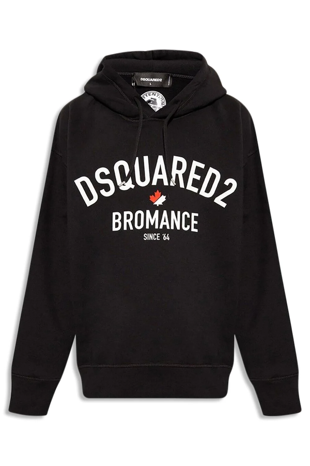 特価◆DSQUARED2 ロゴ BROMANCE スウェット パーカー Men's DSQUARED2 Bromance Logo Print Black Hoodie: Edgy Style
